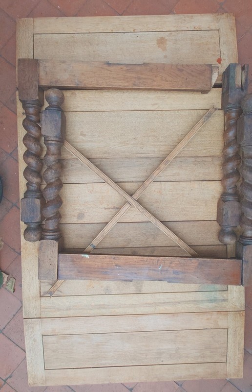 Antique Solid Oak Extendable Draw Leaf Dining Table gallery