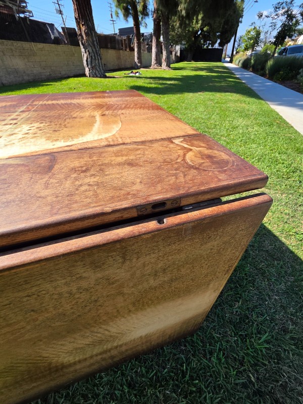 Bendt Winge Kleppe Mobelfabrik Norwegian Modern Drop Leaf Gateleg Dining Table gallery