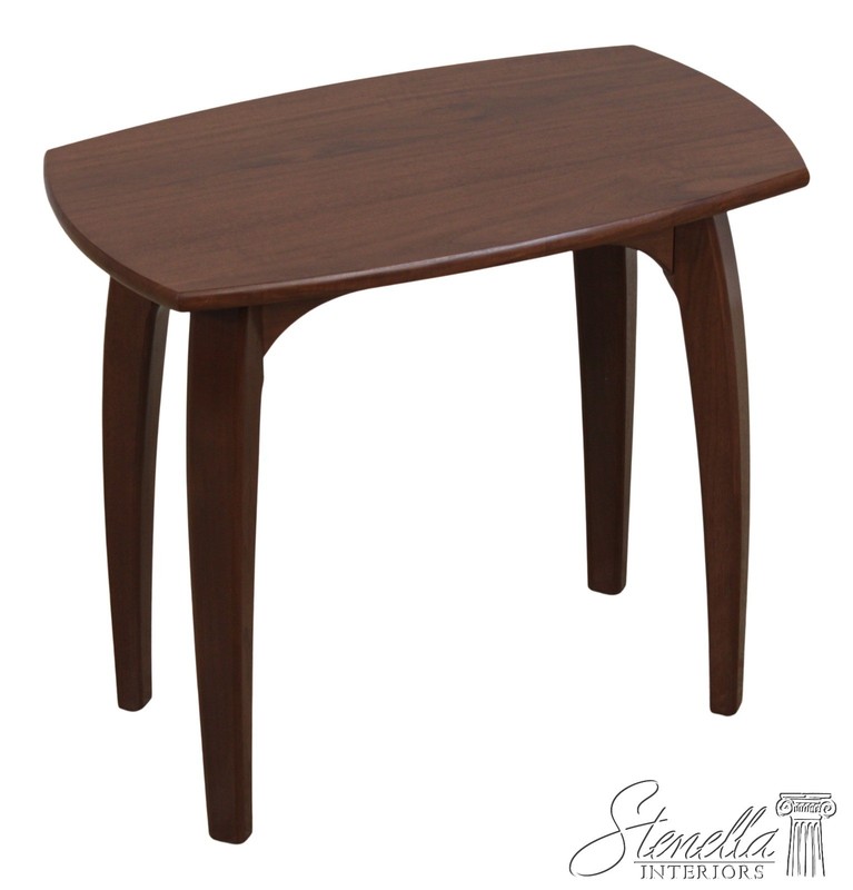 73402: Mid Century Design Modern Walnut Console Table