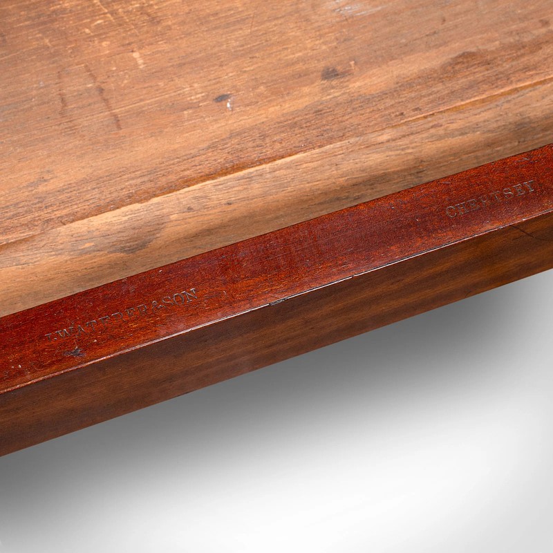 Antique Writing Desk, English Side Table, Correspondence, Study, Victorian, 1890 gallery