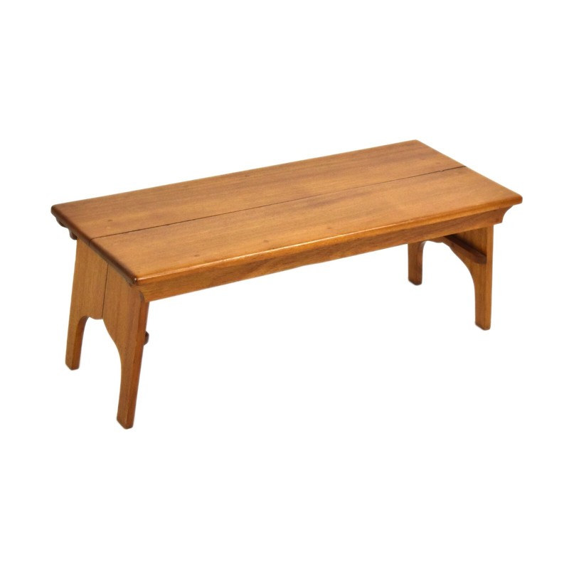 Vintage Handmade Mahogany Coffee Table or Bench