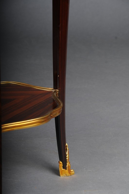 French Salon Side Table Beech 20th Century In Louis XV Style By F. Linke gallery
