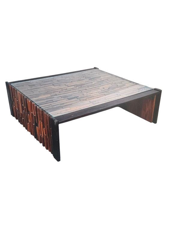 Mid Century Percival Lafer Rosewood Folding Coffee Table