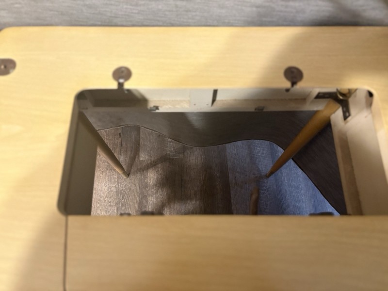 Vintage Mid-Century Modern Sewing Machine Table gallery