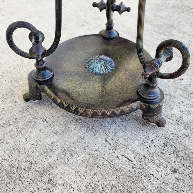 Verdi Gris Bronze Gueridon Tables Pair gallery