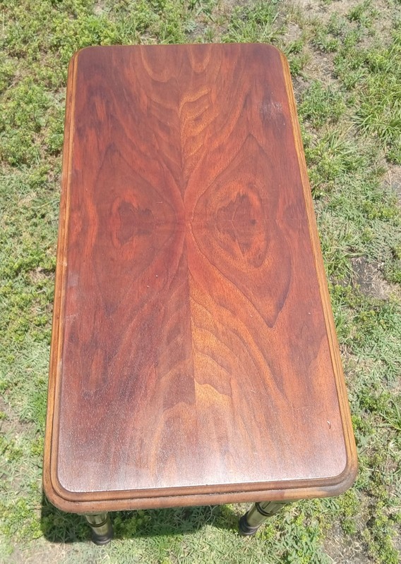 Walnut Book Match Veneer End Table / Side Table (ET781) gallery
