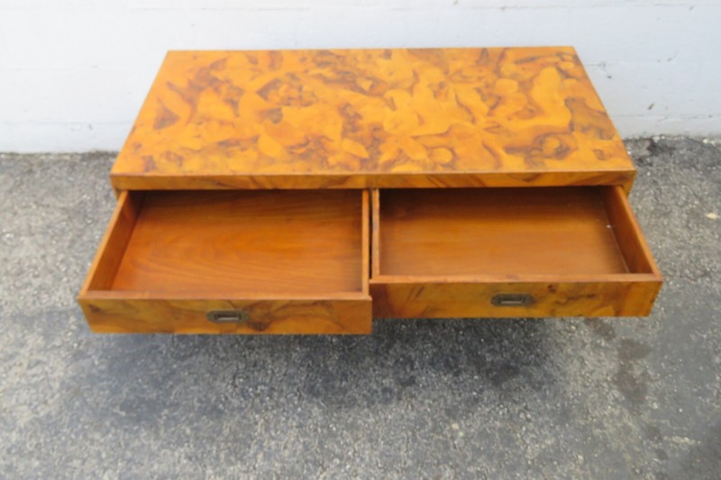 Italian Hollywood Regency Modern Patchwork Inlay Coffee and Side Tables Set 5958 gallery