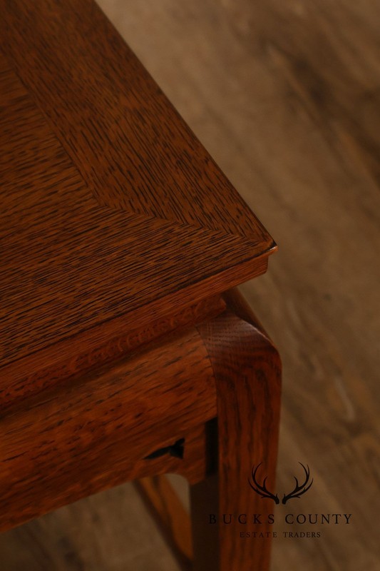Stickley Mission Style Oak Square Accent Table gallery