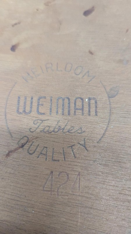 Vintage Set Nesting Heirloom Weiman tables quality 424 gallery