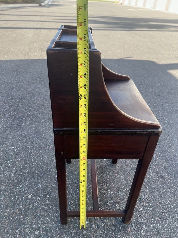 Cushman One DraweSide End Accent Nightstand Telephone Table Desk Mandel Brothers gallery