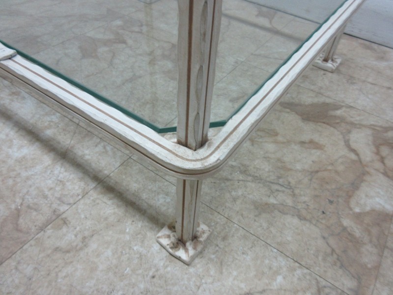 Claudio Rayes Wrought Iron Hand Made Italian Lamp End Table B gallery