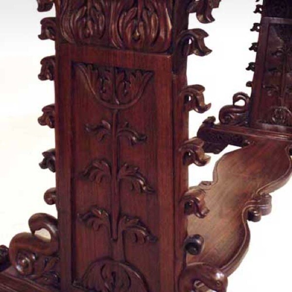 Antique Anglo Indian William IV Rosewood Console Table 19th century gallery