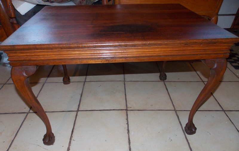 Mid Century Walnut Carved Coffee Table (CT222)