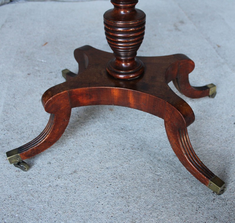 Antique Mahogany Early Drop Leaf Side Table gallery