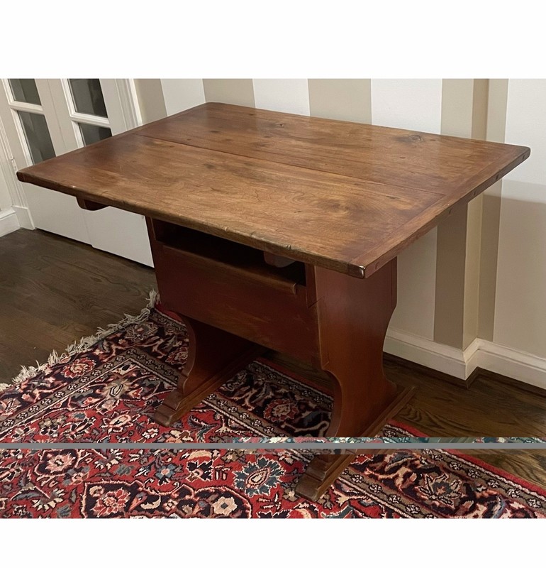 American Arts & Crafts / Mission Stickley School table L40” x W27” x H 29 1/2” gallery