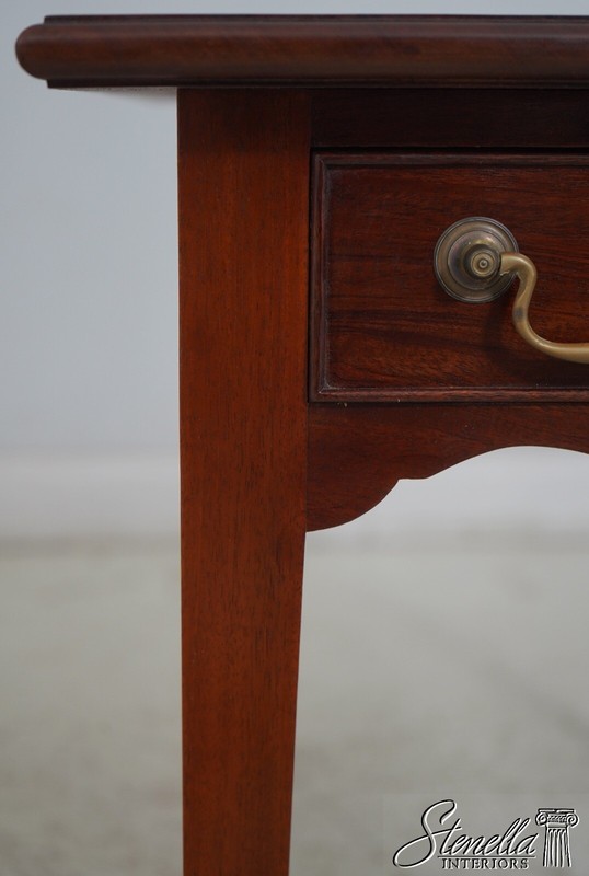 L67139: Bench Made Hand Crafted 1 Drawer Mahogany End Table gallery