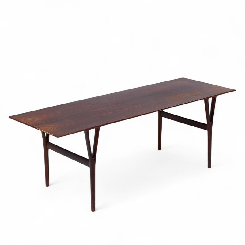 Peder Pedersen Dk for Helge Vestergaard Jensen Danish Rosewood Coffee Table gallery