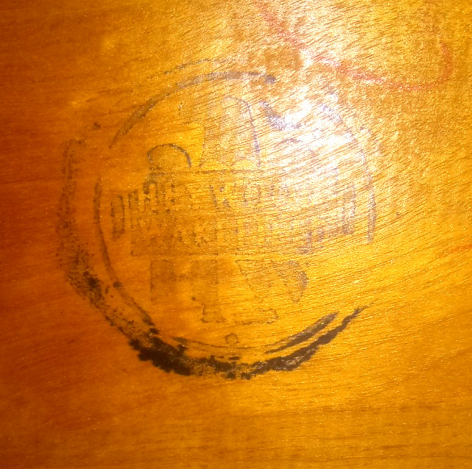 Heywood Wakefield, side table, beautiful birch? 1950s LOCAL PICK UP gallery