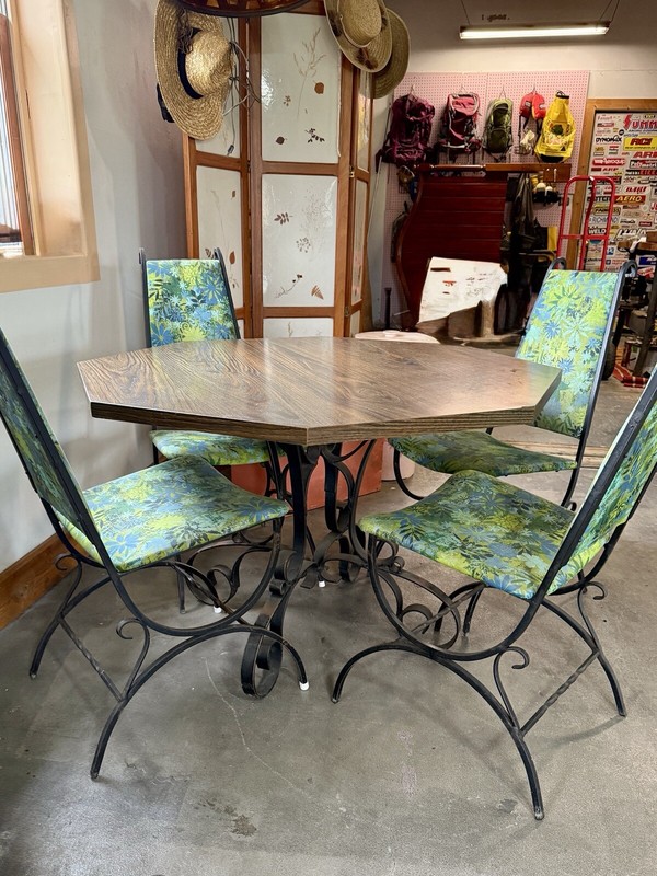 MCM Wrought Iron Table