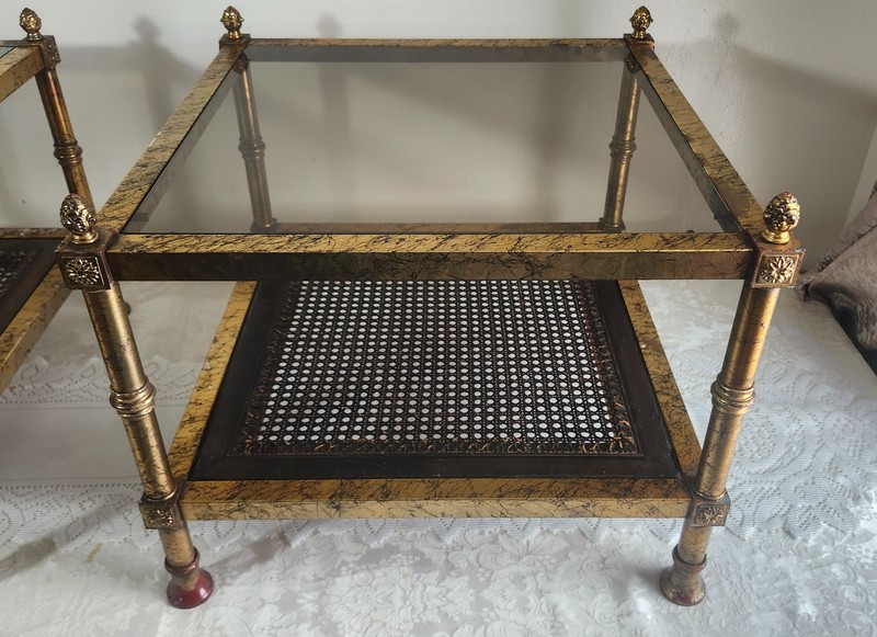 Mid 20th Century Mid-Century Maison Jansen Style French Neoclassical Gilt Metal gallery