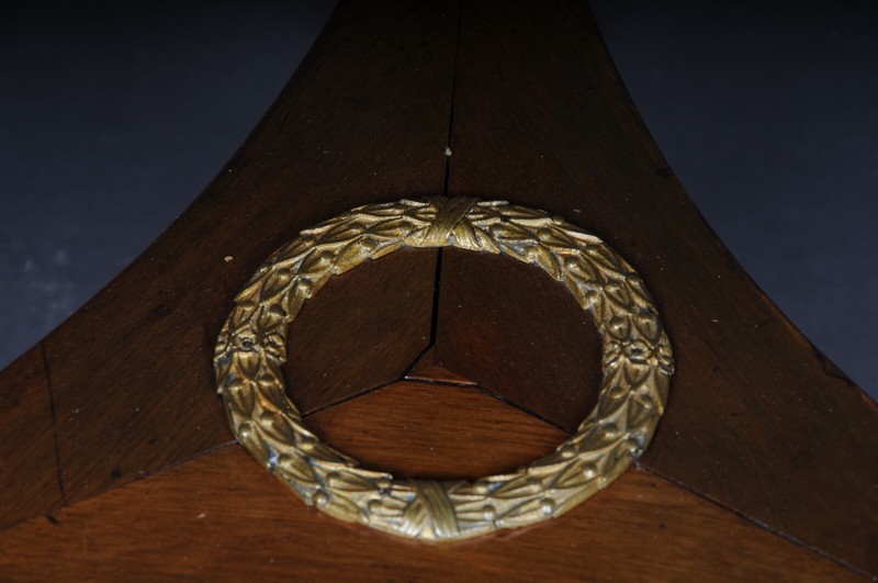 Empire Side Table From The 19th Century, Gilded Bronze, Eagle, Mahogany gallery