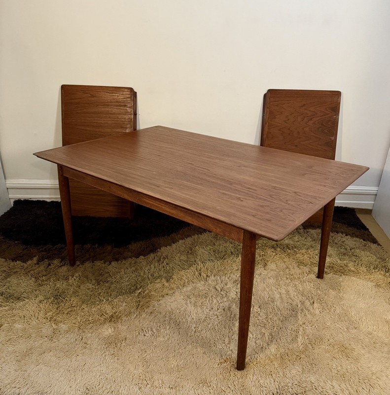 Arne Vodder for Sibast Danish Teak Dining Table 102” Mid-Century Modern Denmark