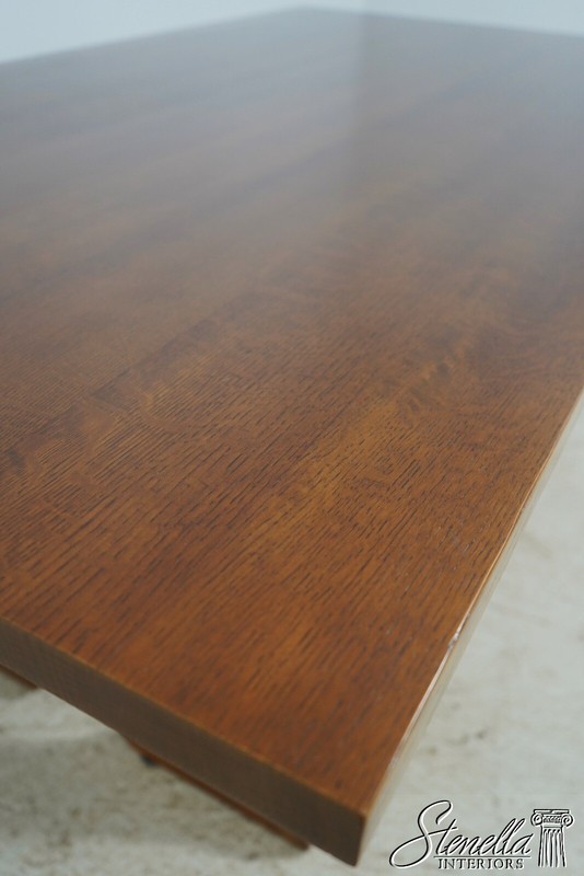 63145EC: STICKLEY Mission Oak Arts & Crafts Dining Room Table gallery