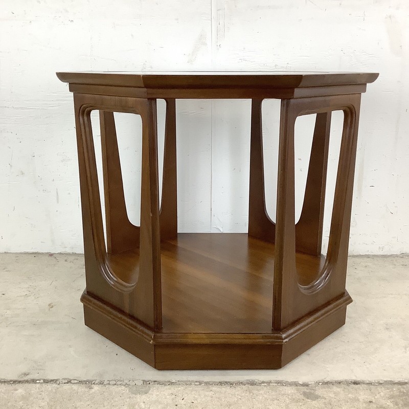 Mid-Century Walnut End Table