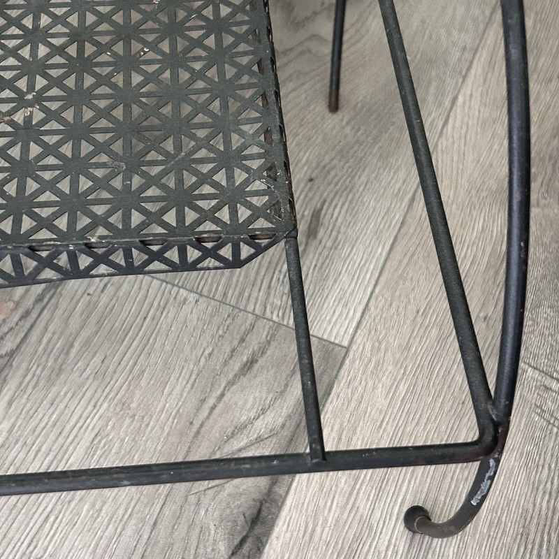Vintage Metal Shelf Table Stand Server Detachable Top Shelf Tray Unique gallery