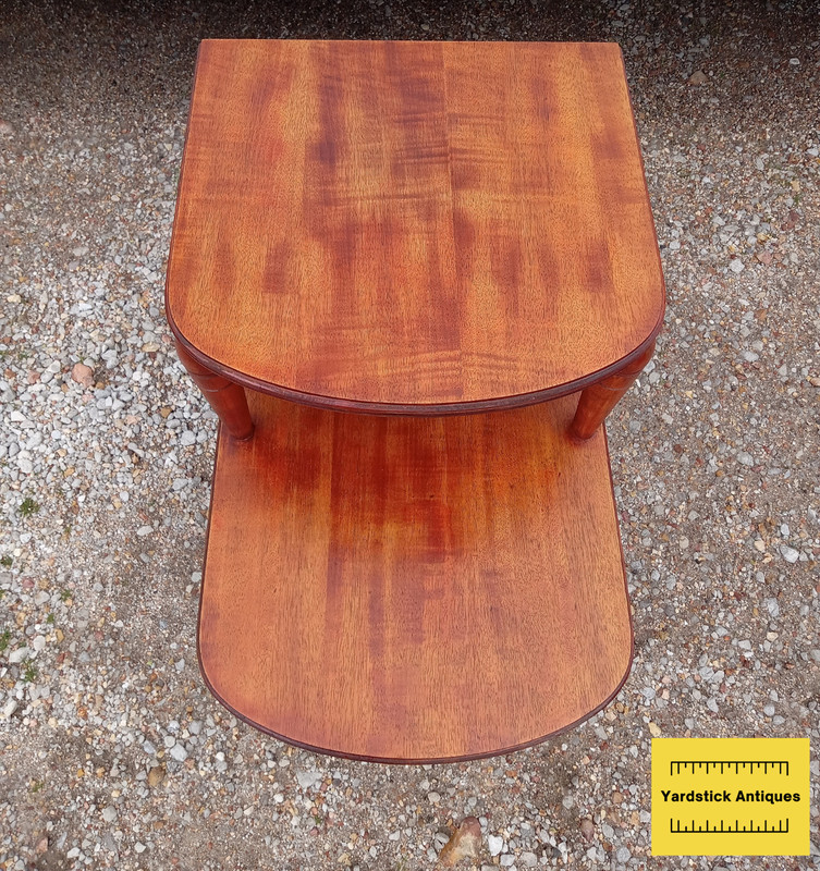 Mid Century Mahogany Step End Table (1 Table) (SET-57) gallery