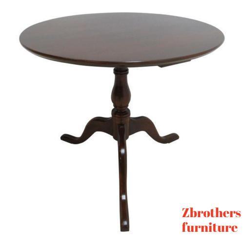 Harden Furniture Company Solid Cherry Pedestal Lamp End Table