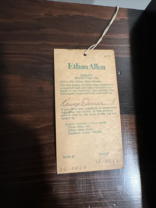 Ethan Allen Pine Rolling Stand Item # 12-9016 - 32" L gallery