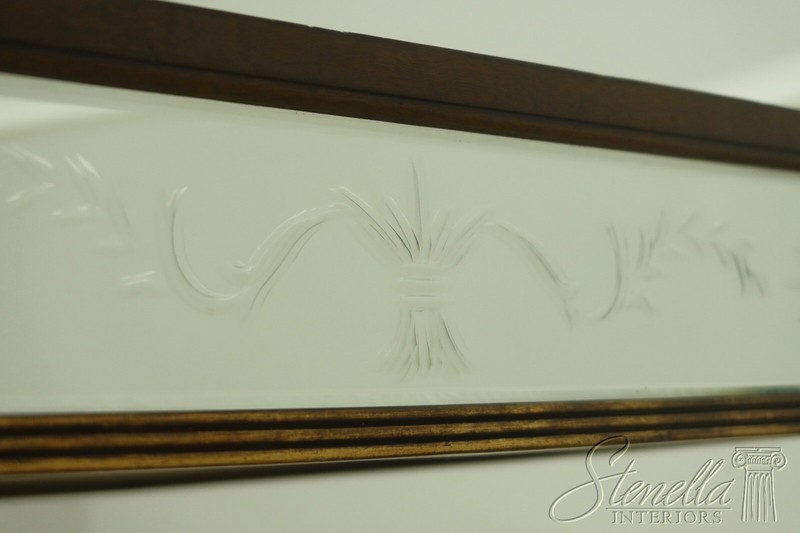 L56126EC: Neoclassical Etched Mirror Glass Coffee Table gallery