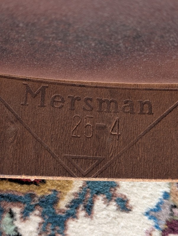 vintage mersman side table 25-4 Mahogany gallery