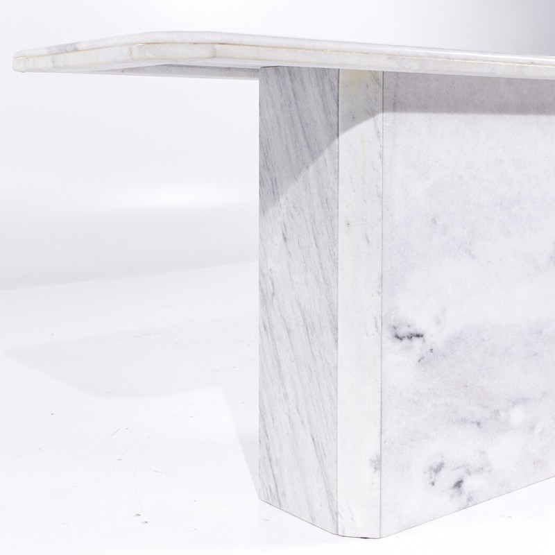 Mid Century Italian Marble Console Table gallery
