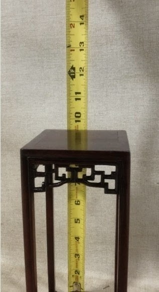 3 Vintage Nested Wooden Display Stands with Box gallery