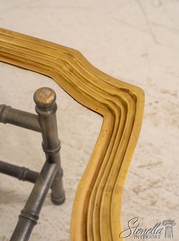 71578: Brass Tray Top Bamboo Form Coffee Table gallery