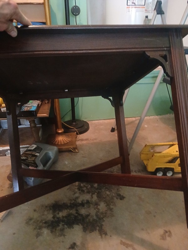 Ethan Allen Georgian Court side table Cherry Wood, 18" gallery