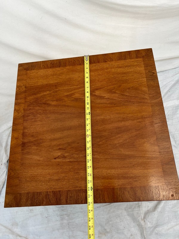 Henredon Nightstand Side Table with one Drawer and bottom Shelf Circa70 gallery