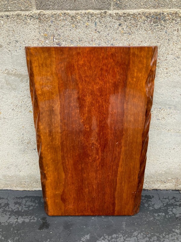 Vintage Bubinga wood live edge slab Tea table from Japan 1960’s