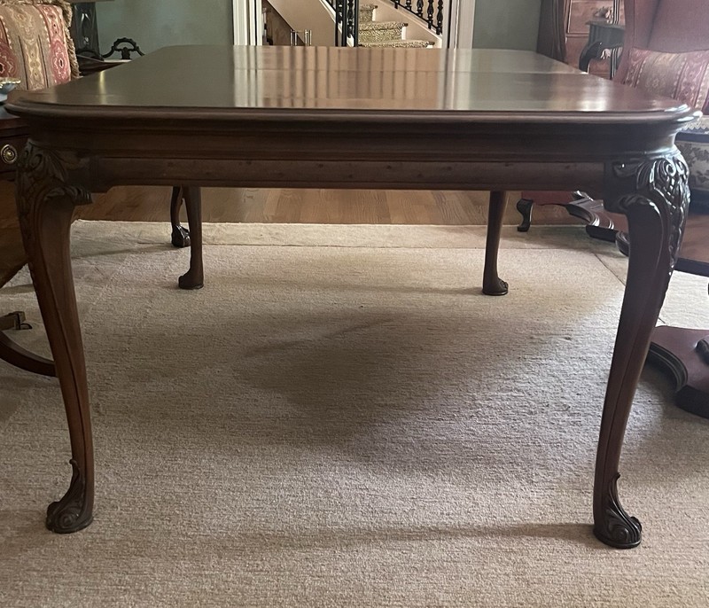 Louis XV–style Dining Table (French Provincial / Rococo Revival) gallery