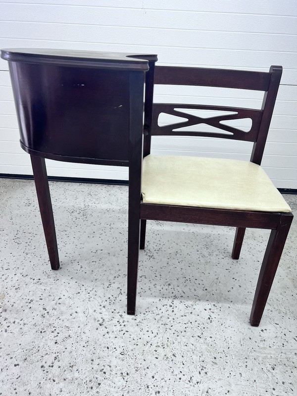 Antique telephone table aka Gossip Bench