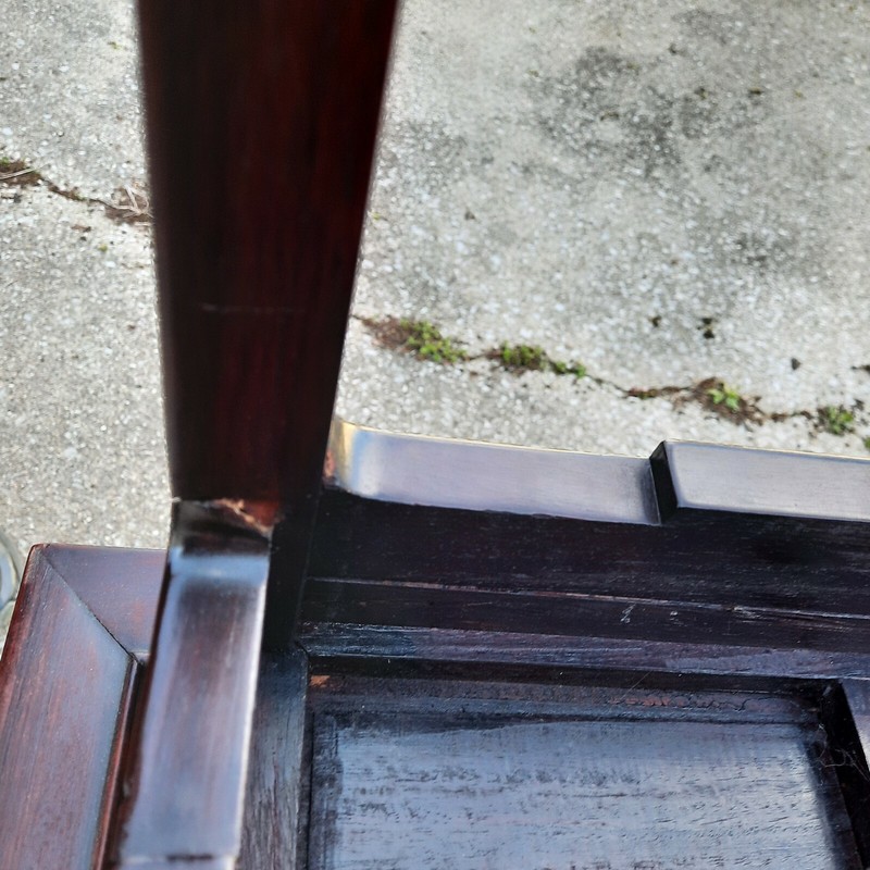 Vintage Rosewood Asian Nesting Tables Set of 4 gallery