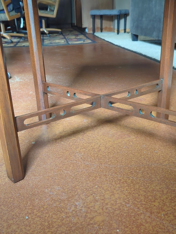 End Table Side Table MCM Mid Century Modern Oak gallery