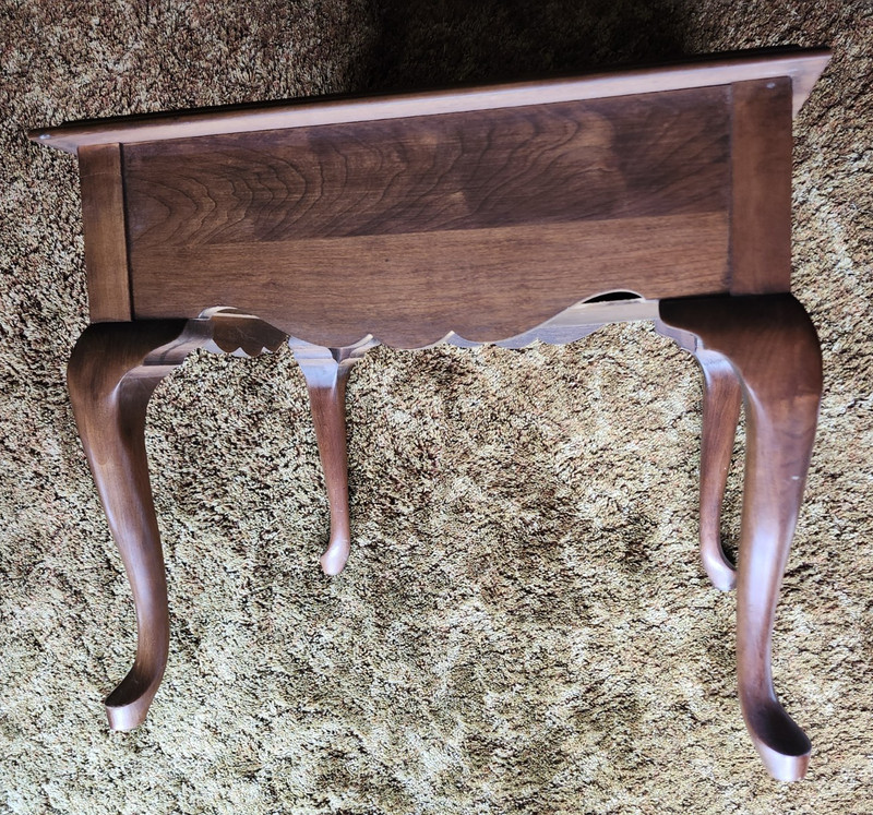 Jamestown Sterling Queen Anne side table with drawer gallery