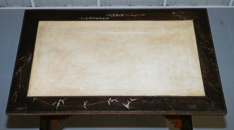IMPORTANT AND RARE ORIGINAL CIRCA 1900 CARLO BUGATTI OCCASIONAL TABLE EBONISED gallery