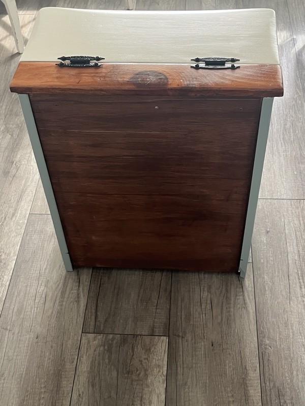 Beautiful Refinished Antique Side Table Or Cabinet. Excellent Condition gallery