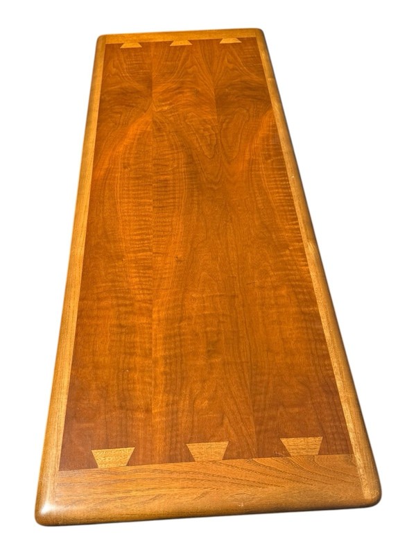 Mid-Century Modern Lane Acclaim Walnut Dovetailed Coffee Table Long 1960’s gallery