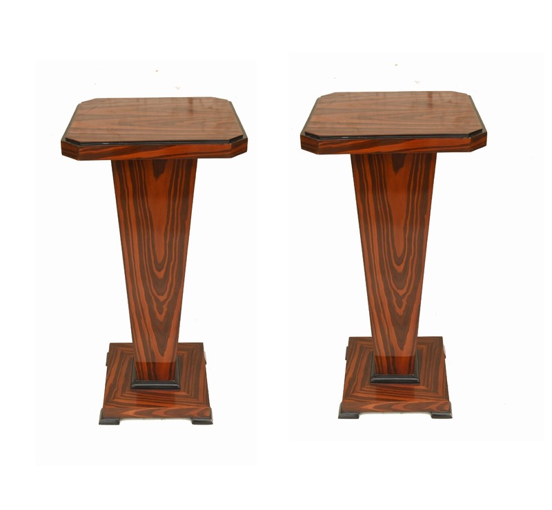 Art Deco Revival Stands Pedestal Tables