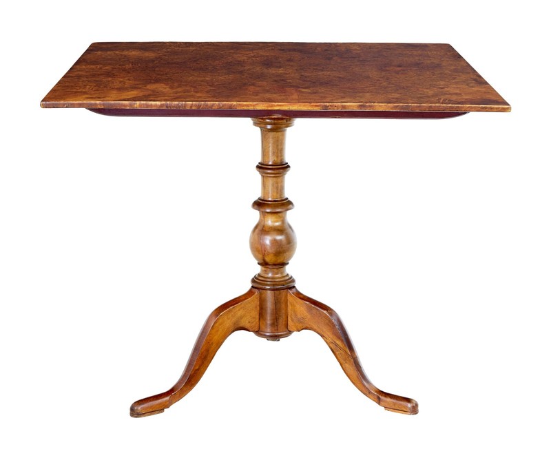 SWEDISH 19TH CENTURY ALDER ROOT TILT TOP SIDE TABLE gallery
